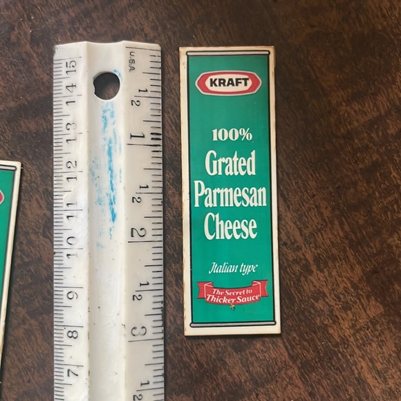 Vintage Kraft Grated Parmesan Cheese magnets 1 per lot - Picture 5 of 5